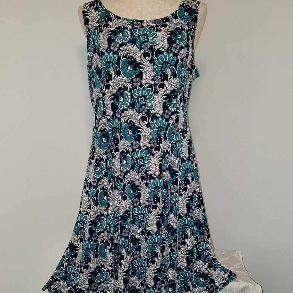 Perceptions N.Y. Stretch Sleeveless Dress Size Large